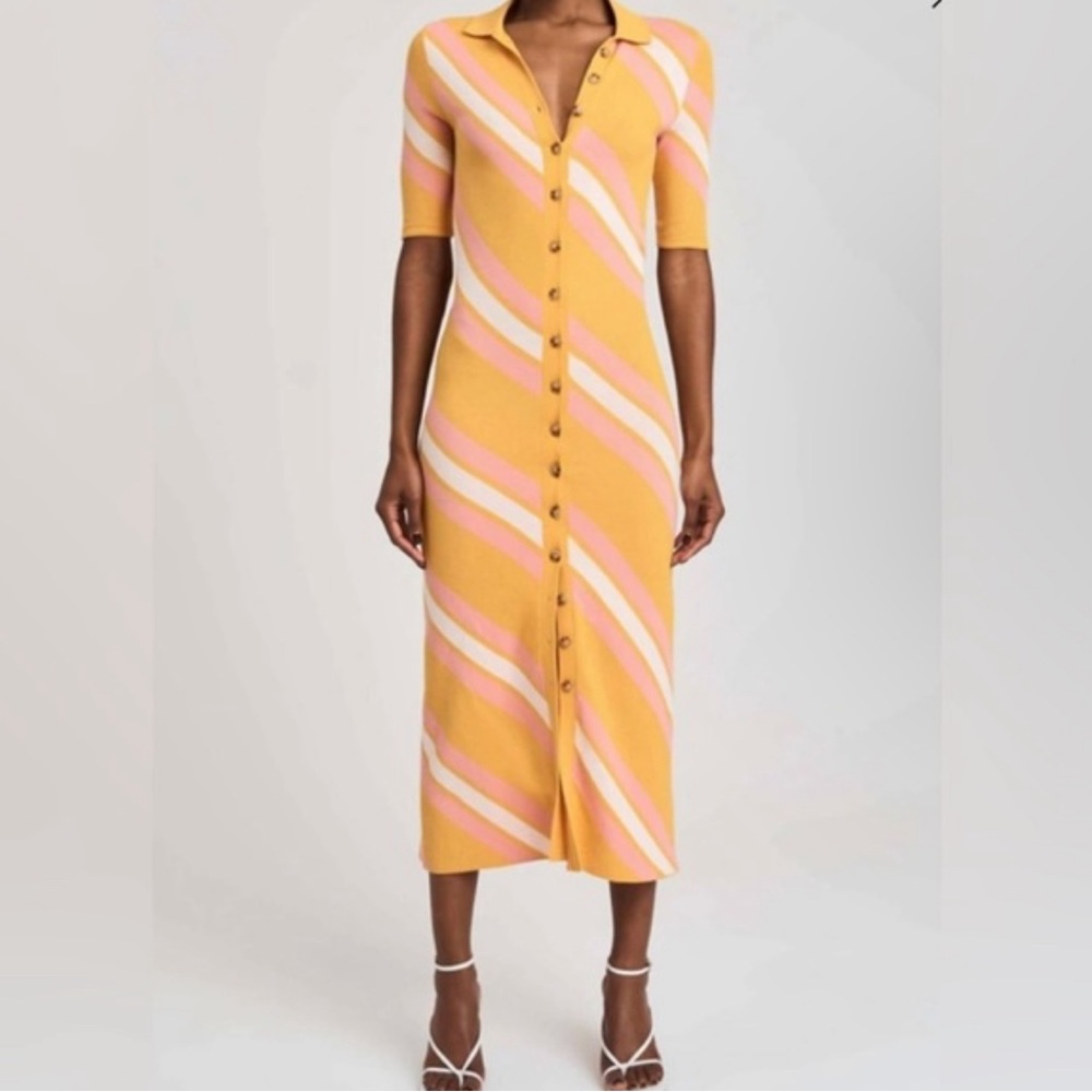 Derek Lam 10 Crosby Aurelia Waist Tie Sweater Dress New